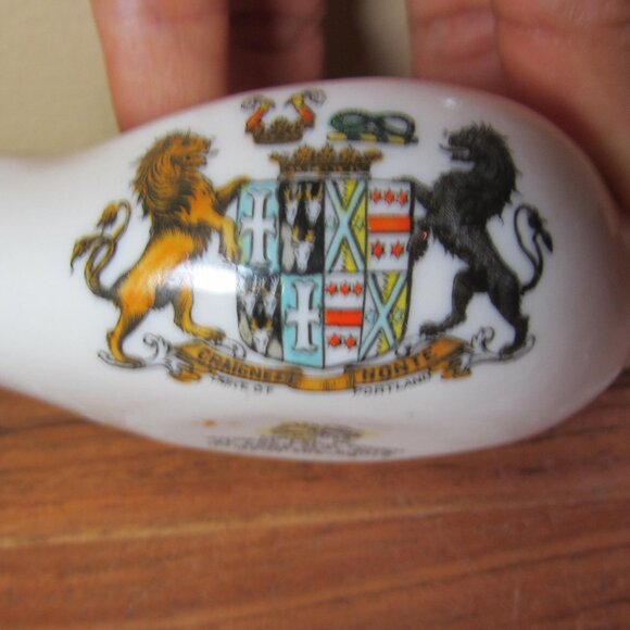 W.H. Goss crested heraldry china vintage Duke of Portland (GC084 Grace) - Picture 4 of 8